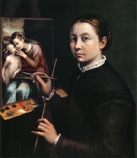Sofonisba Anguissola Self-portrait at the easel. Germany oil painting art